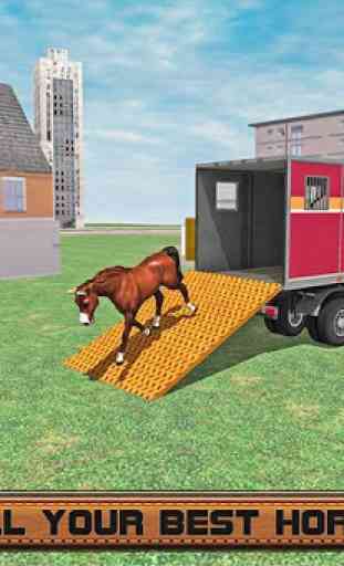 cheval stunts camion transport 4