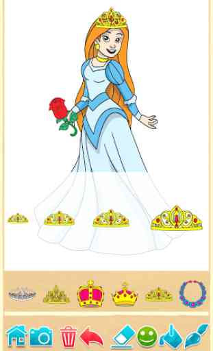 Coloriage Princesse 3