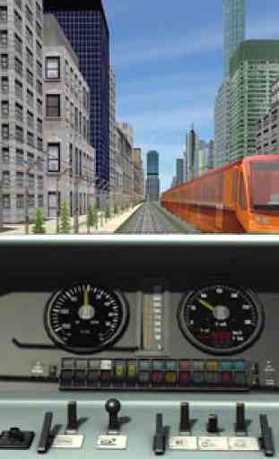 Conduite 3D Metro train Sim 1