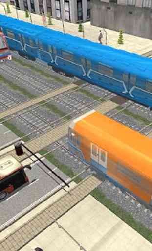 Conduite 3D Metro train Sim 2