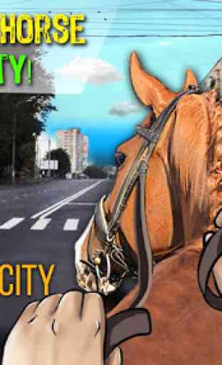 Drive Horse In City Simulator 4