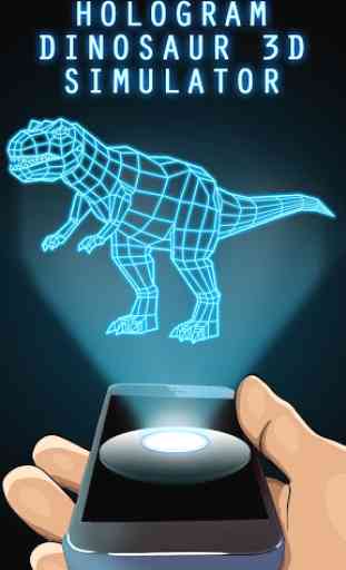 Hologram Dinosaur 3D Simulator 3