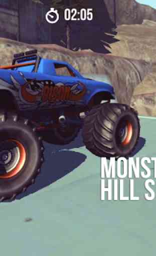 Monster truck hill simulator 3
