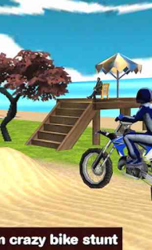 Motocross Beach Stunts 3D 2