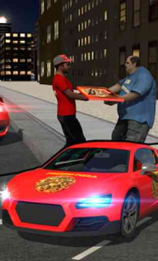 Pizza Delivery Car Drive Thru 3