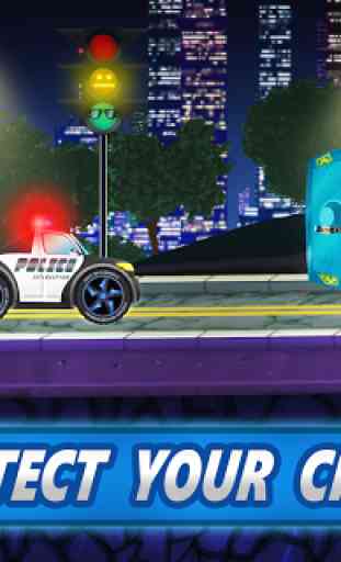 Police car racing for kids 2