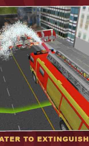 pompier camion sauver 4