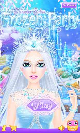 Princess Salon: Frozen Party 1