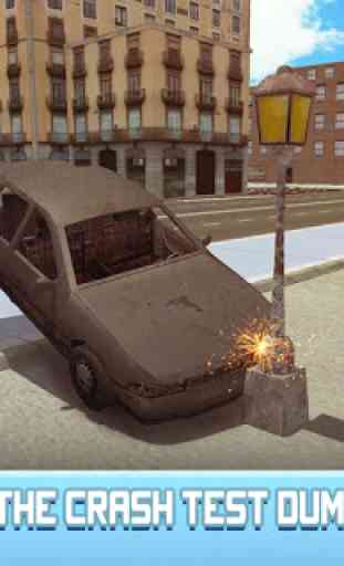 Real City Car Crash Test 4