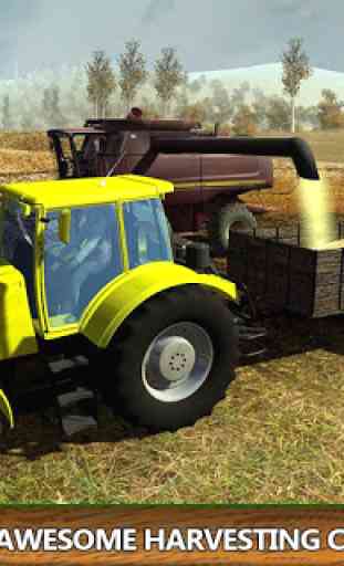 récolte de tracteur agricole 1