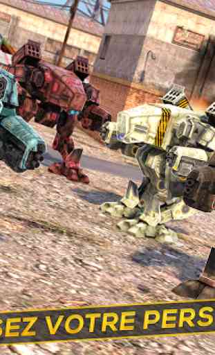 Robots et Tanks de Guerre 3D 3