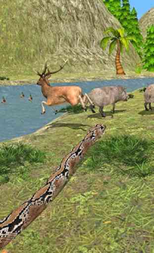 wild anaconda snake attaque 3D 2
