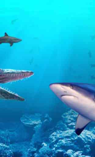 Shark: Mosasaurus vs Megalodon 1
