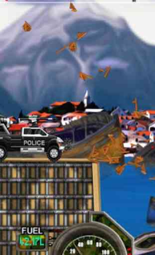 Smash police car - outlaw run 1