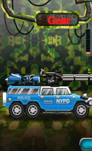 Smash police car - outlaw run 3