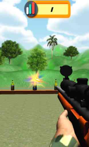 Sniper 3D Bottle Shoot 2