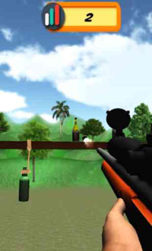 Sniper 3D Bottle Shoot 3