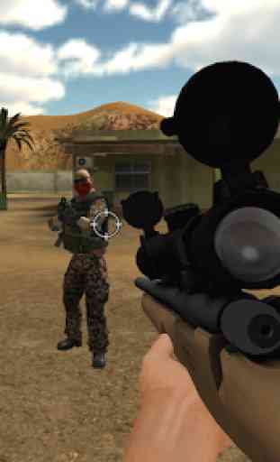 Sniper Shooting Desert Combat 3