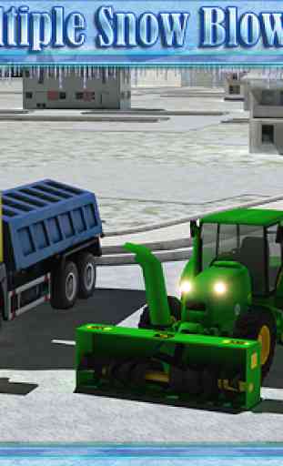 Snow Blower Truck Simulator 3D 4