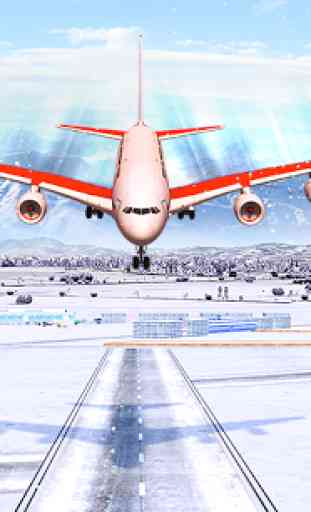 Snow Cargo Jet Landing 3D 3