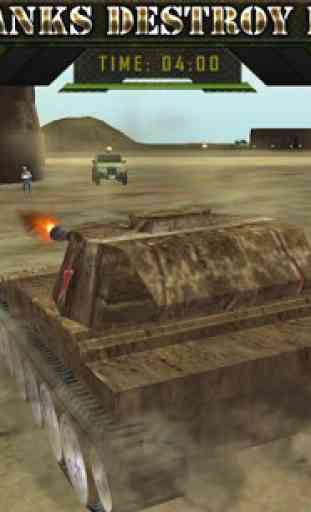 tank guerre zone de combat 3D 4