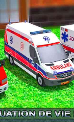 Ville Ambulance secours Sim 3