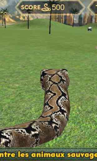 Wild Anaconda Serpent Attaque 3