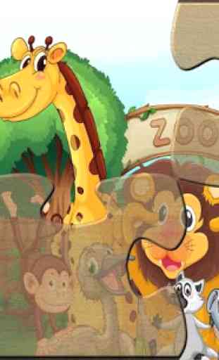 Zoo Animal Puzzles for Kids 2