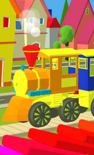 3D Jeu de Train jouet 1