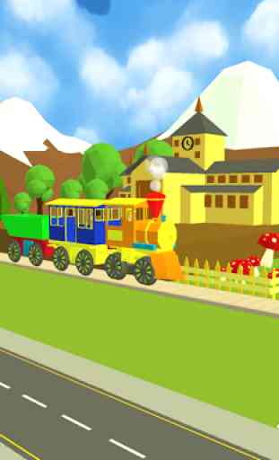 3D Jeu de Train jouet 3