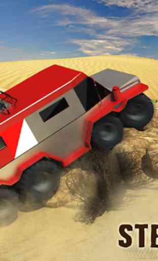 8 roues russes camion 3D Sim 1
