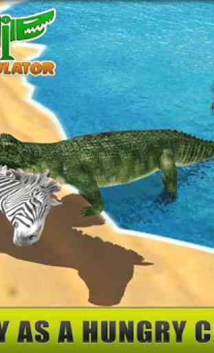 Angry 3D Crocodile Attaque Sim 1