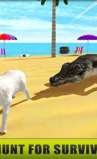 Angry 3D Crocodile Attaque Sim 4