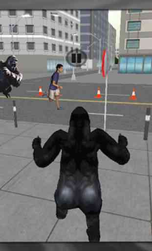 Angry 3D Gorilla Rampage Ville 2