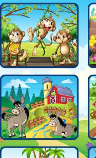 Animaux Personnages Puzzle 4