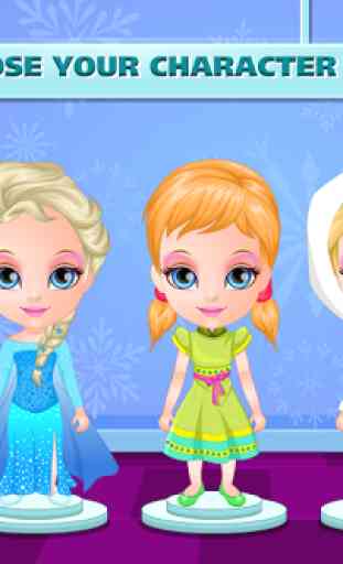 Baby Frozen Face Painting 2