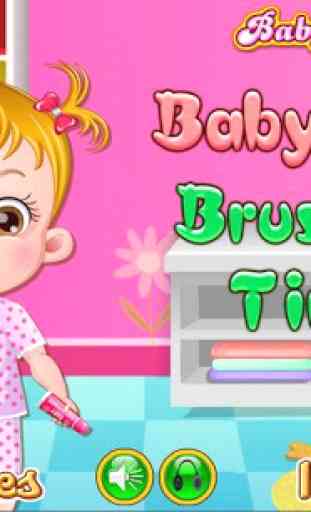 Baby Hazel Brushing Time 1