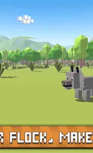Blocky Wolf Simulator 3