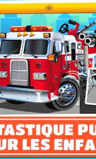 Camions de pompiers Puzzle 1