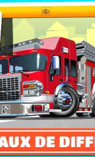 Camions de pompiers Puzzle 3