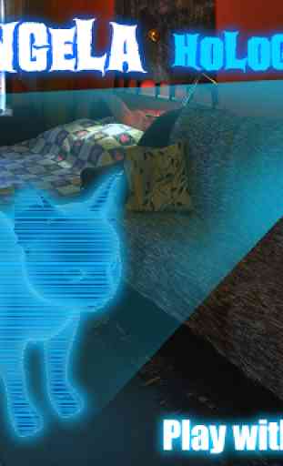 Cat Angela 3D Hologram enfants 3