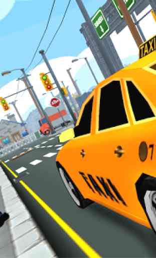 City Taxi Driving 3D 4