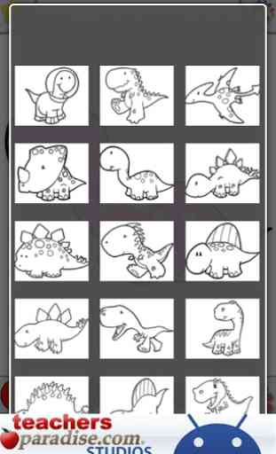 Coloring Book dinosaures 4