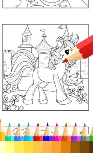 Coloring Book for Pony Fans 2