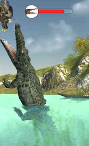 Crocodile sauvage Attaque Sim 4