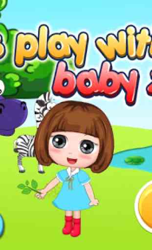 Dora jeu avec bébé zèbre 1