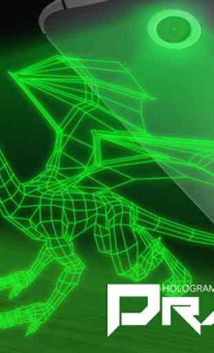 Dragon de laser holographique 1