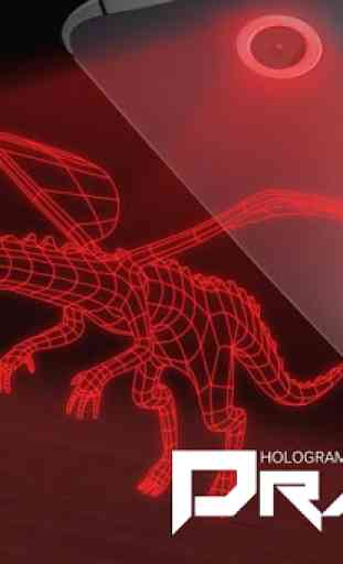 Dragon de laser holographique 3