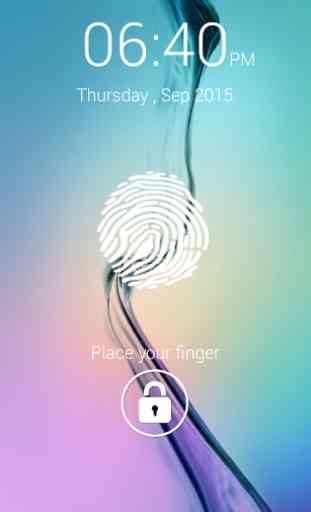 Écran Fingerprint Lock 2