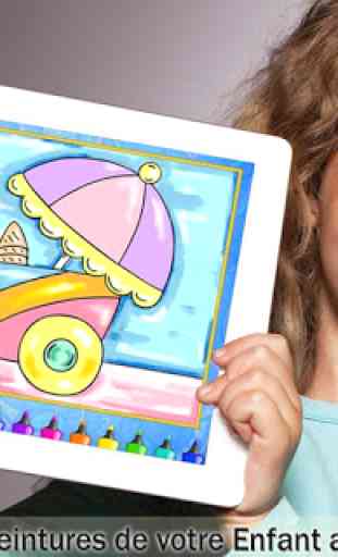 Enfants à colorier et peinture 2